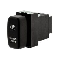 Hulk 4x4 Driving Light Push Button Switch - Amber (Pajero/Triton 02-15)