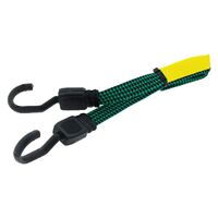 Hulk 4x4 Fat Bungee 60cm Green 19mm Wide Non Scratch Hook