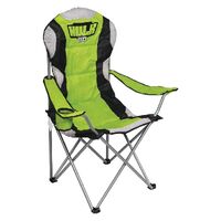 Hulk 4x4 Camp Chair Padded High Backrest Cup Holder