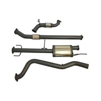 Hulk 4x4 Stainless Steel Exhaust Kit (Triton MN 4WD 10-15)