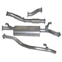 Hulk 4x4 Stainless Steel Exhaust Kit (LC 76 Series)