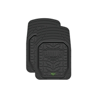 Hulk 4x4 Heavy Duty Deep Dish Floor Mats (Front Pair Black)