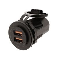 Hulk 4x4 Dual Usb Socket Port A- 5V 2.4A Port B- Qc3.0 3.6-12V 18W