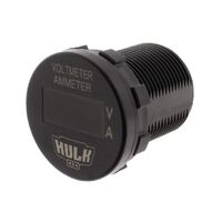 Hulk 4x4 OLED Voltmeter & Ammeter 12-24V DC 0-100Amp with Shunt