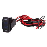 Hulk 4x4 Contour Carling Rocker Dual Voltmeter Blue LED