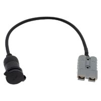 Hulk 4x4 Anderson Plug 50A - Acc Socket Cable Assy 300mm Long