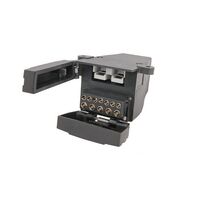Hulk 4x4 12 Pin Flat Trailer Socket W/ Led Light & 50a Anderson Style