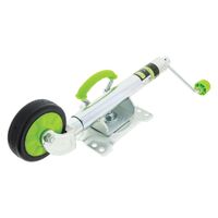 Hulk 4x4 6" Standard Jockey Wheel 350Kg Solid Rubbr Wheel Swivel U-Blt