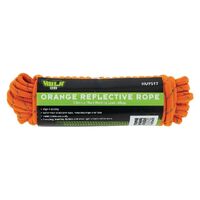 Hulk 4x4 15M Rope Reflective Orang Working Load 60Kgs