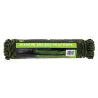 Hulk 4x4 Rope 30M Olive/Blk Extra Strong Working Load 66Kg