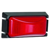 Hulk 4x4 LED Rear End Outline Marker Lamp Red 12/24V Black Base