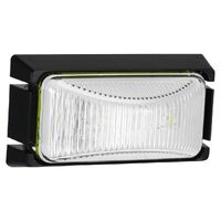 Hulk 4x4 LED Front End Outline Marker Lamp White 12/24V Black Base