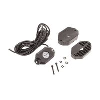 Hulk 4x4 Pkt 1 Wht LED Rock Light 9-18V 6 Watt 120Deg Flood Beam IP68