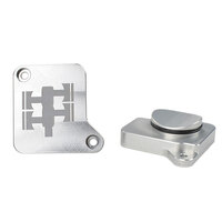 IAG Performance MAF Sensor Block Off Plate for (WRX/STi 01-07) - Silver
