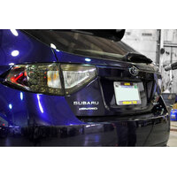 IAG Performance RockBlocker Smoked/Clear Tail Light Overlay Film Kit for (WRX/STi 08-14 Hatch)
