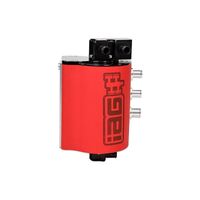 IAG Performance V3 Street Series Air/Oil Separator - Red for (WRX 15-20)