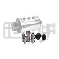 IAG Performance Stainless Steel AN Breather Fitting Set for (WRX 06-14/STi 06-20/FXT 03-13/LGT 04-09)