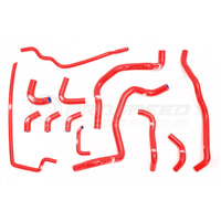 RCM/SAMCO Silicone Anchillary Kit Red for Subaru WRX 08-09/Liberty GT 07-09