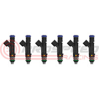Raceworks Set of 6 980cc Fuel Injectors 14mm -  INJ-505-6