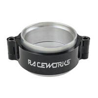 Raceworks 2.5" Black Aluminium Intercooler Pipe Clamp 4.0" IPC-400ABK
