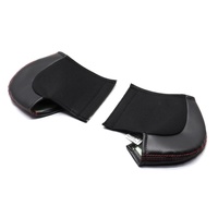 BRIDE PROTECT PAD SET for side (for GIAS 3 series and STRADIA 3 series) high-class soft leather + fabric Black