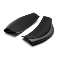 BRIDE PROTECT PAD SET for knee (for GIAS 3  series) high-class soft leather + fabric Black