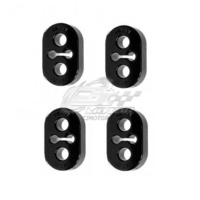 KARTBOY Exhaust Hangers - 15mm Black 4 piece Combo (inc. WRX/STi 94-07)