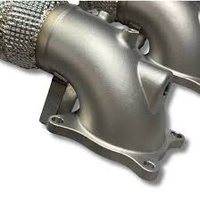 Korsh FK8/FL5 Downpipe 200 Cell Metal Matrix Catalytic Converter with Heat Shield