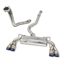 Korsh Subaru WRX STI 2008-2014 Hatch Auto Turbo Back Exhaust - Stainless Steel with Titanium Tips