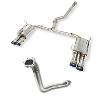 Korsh Subaru WRX 2011-14/STI 2011-2021 Auto Turbo Back Exhaust - Stainless Steel with Titanium Tips