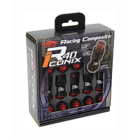 KYO-EI Racing Composite R40 iCONIX M12xP1.25 (Nut Set) (Aluminum Cap) RIA-03KU