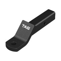 TAG Tow Ball Mount-208mm Long, 135° Face, 50mm Square Hitch