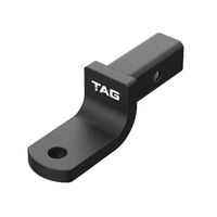 TAG Tow Ball Mount-178mm Long, 90° Tongue Face, 50mm Square Hitch