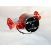 Meziere Electric Water Pump for Chevy SB, 35GPM Standard Motor - Red