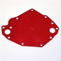 Meziere Electric Water Pump Backing Plate for FORD SB Early - Red
