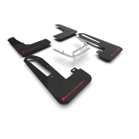 Rally Armor 2023+ Honda Civic Type R Black Mud Flap Red Logo