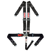 Raceworks MSA 5Pt Harness Black Latch CAMS/SFI Approved  MIS-534