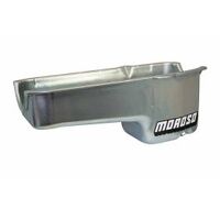 MOROSO OIL PAN, SBC 80-85 PASSENGER SIDE DIP STICK, DART SHP, 8.25 IN. DEEP