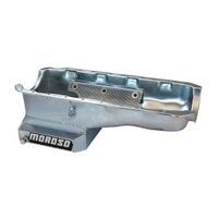 MOROSO OIL PAN, BBC MARK IV, 8 IN. DEEP, T-SUMP, WINDAGE TRAY