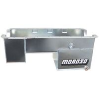 MOROSO OIL PAN, FORD 351W, BILLET END SEALS, 9 IN. DEEP, REAR SUMP