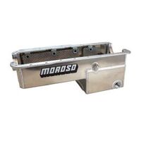 MOROSO OIL PAN, SBF,351W, FOX BODY MUSTANG, EXT. WET SUMP, ALUMINUM