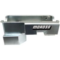 MOROSO OIL PAN, FORD 351W, POWER POUCH, BILLET END SEALS, 9 IN. DEEP, REAR SUMP