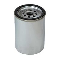 MOROSO OIL FILTER, CHEVY,13/16 IN. THREAD, 5 1/4 IN TALL, CHROME
