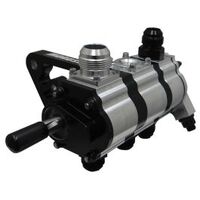 MOROSO DRY SUMP PUMP, TRI-LOBE, LEFT SIDE, DOOR CAR, 3 STAGE, 1.200 PRESSURE, FUEL PUMP DRIVE