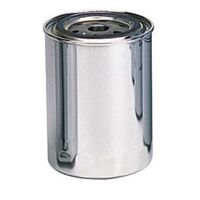 MOROSO OIL FILTER, FORD, MOPAR AND IMPORT, 3/4 IN. THREAD, 5 1/4 IN. TALL, CHROME