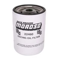 MOROSO OIL FILTER, CHEVY,13/16 IN. THREAD, 5 1/4 IN TALL, RACING