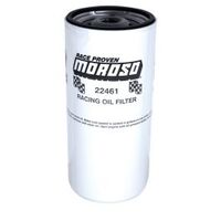 MOROSO OIL FILTER, CHEVY,13/16 IN. THREAD, 8 IN TALL, RACING