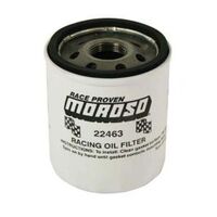 MOROSO OIL FILTER,GM LS,FORD 4.6/5.0/5.4 AND IMPORT, 22 MM THREAD, RACING