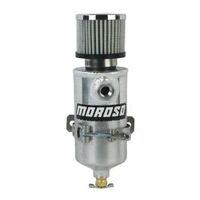 MOROSO TANK, BREATHER, CATCH CAN, TWO 3/8 NPT FEMALE FITTINGS