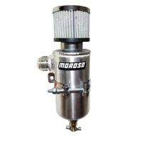MOROSO BREATHER TANK, CATCH CAN, 16AN MALE FITTING